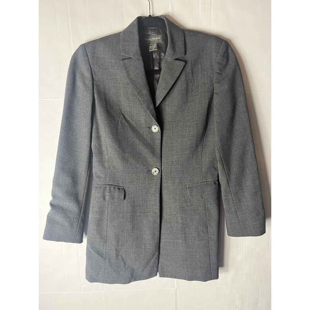 Banana Republic Straight Blazer Made in Italy Pre-owned